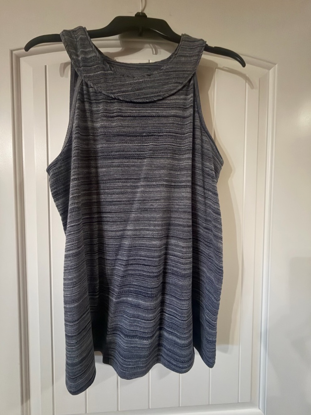 Apt. 9 Blue and White Striped Sleeveless Tank
